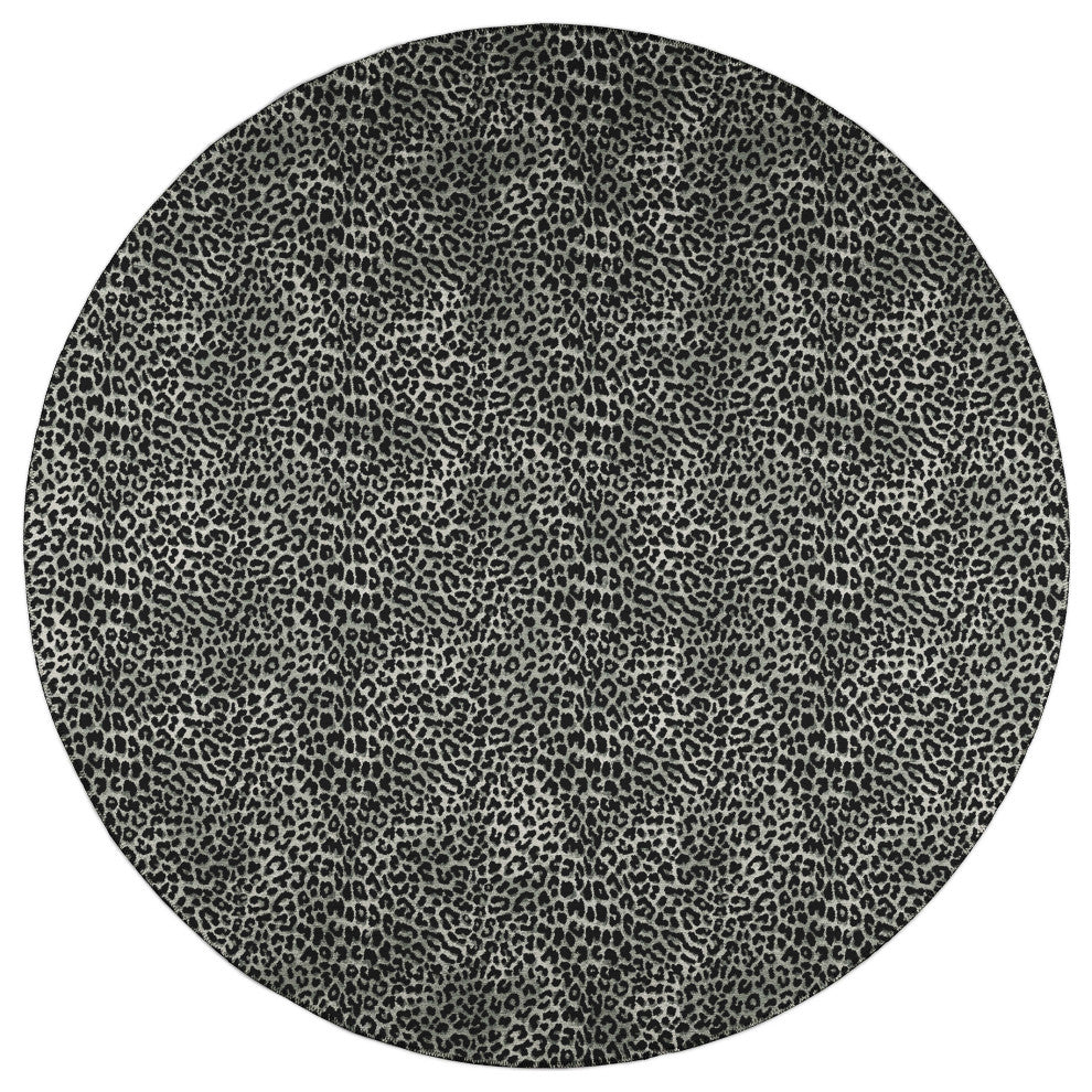 Indoor/Outdoor Mali ML2 Midnight Machine Washable 10' x 10' Round Rug