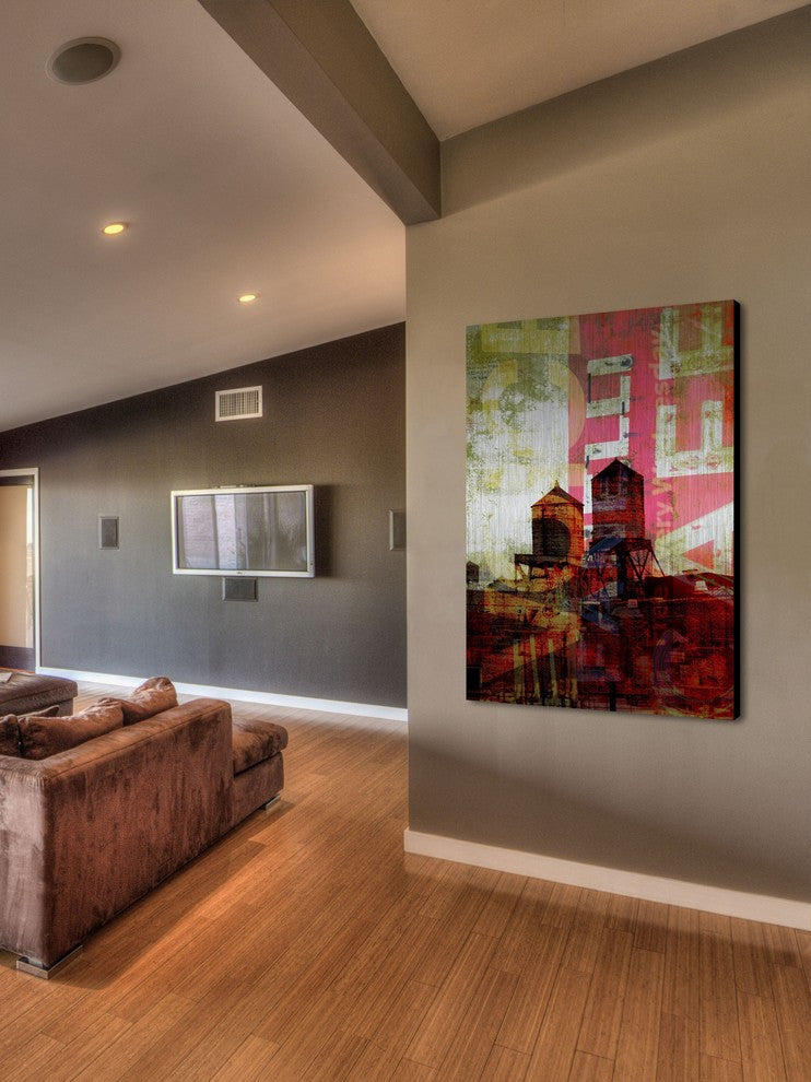 "Voice" Print on Brushed Aluminum, 40"x60"