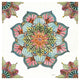 "Mandala Morning V" Digital Paper Print by Anne Tavoletti, 32"x32"