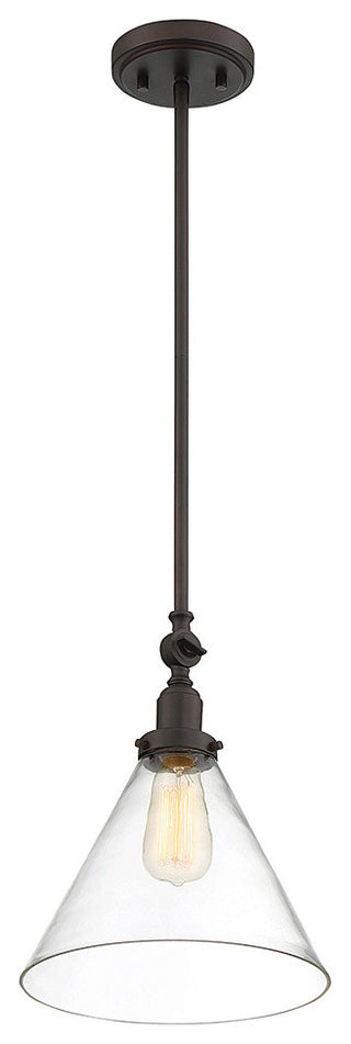 Savoy House Drake 1-Light Pendant, English Bronze, 7-9132-1-13