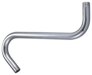 Showerscape 8" S-Shape Shower Arm, Polished Chrome