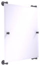 Carolina Frameless Rail Mounted Mirror, Matte Gray