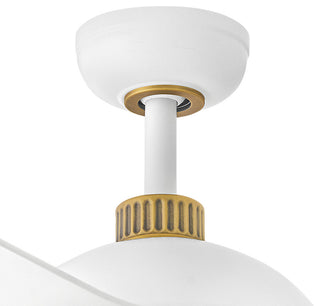 Hinkley Alba 56" Led Smart Fan, Matte White