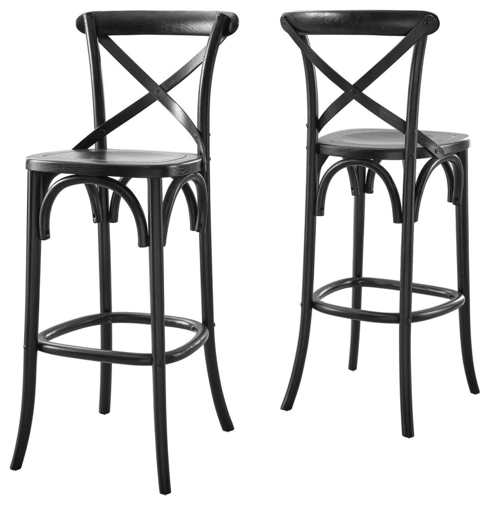 Gear Bar Stool, Black