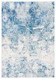 Safavieh Brentwood Bnt822B Organic and Abstract Rug, Ivory and Navy, 3'0"x5'0"