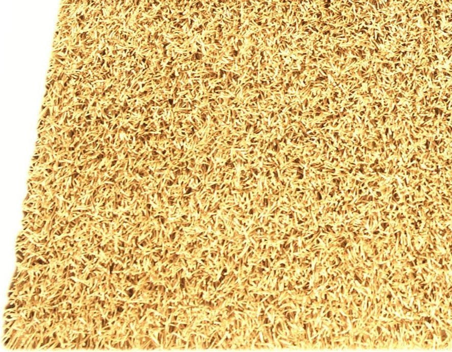 Hand Woven Gold Shag Area Rug