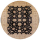 Ahgly Company Indoor Round Mid-Century Modern Area Rugs, 6' Round
