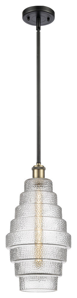 Innovations 516-1S-BAB-G672-8-LED 1-Light Mini Pendant, Black Antique Brass