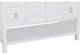 49" Single Vanity, White Finish With Gray Granite Top