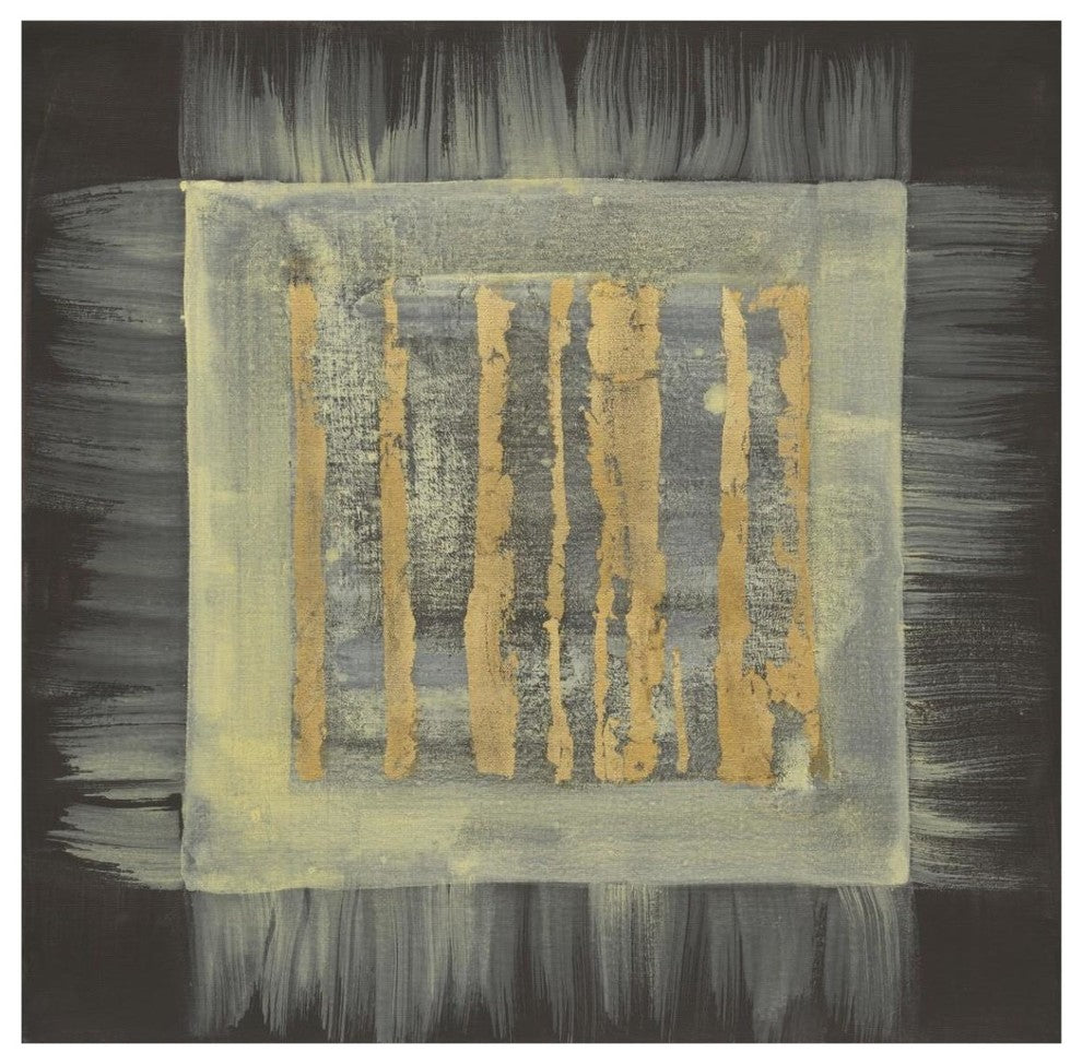 "Gold Tapestry III" Digital Paper Print by Albena Hristova, 42"x42"