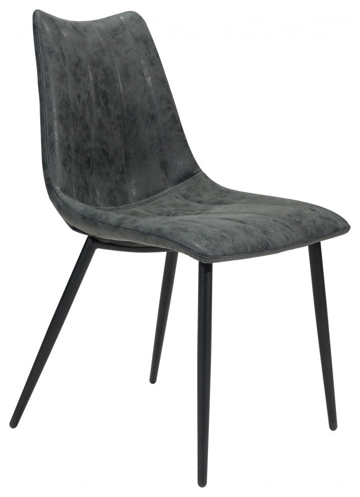 Norwich Dining Chair, Set of 2 Vintage Black