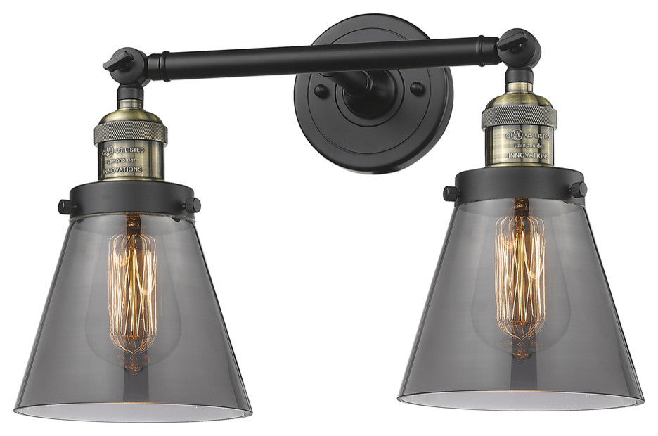 Innovations Lighting 208-Bab-G63-Led 2 Light Dimmable Led Bathroom Fixture