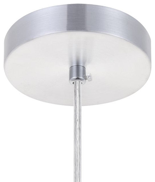 Adam 1-Light Burnished Nickel Pendant