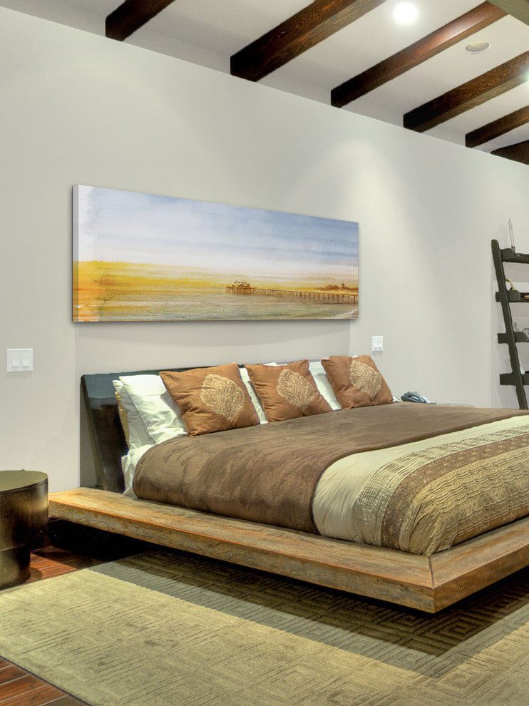 "Malibu Pier" Fine Art Canvas Print, 60"x20"