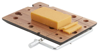 Acacia Cheese Board With Wire Cutter
