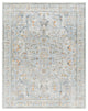 Surya Hassler HSL-2306 Machine Woven Area Rug, Light Slate, 9' x 12'2"