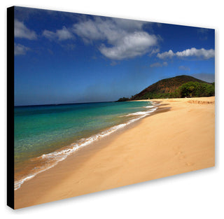 'Makena Hawaii' Canvas Art by Pierre Leclerc