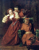 Alfred Elmore Two Gentlemen of Verona, Gallery Wrapped Canvas Print, 21"x28"