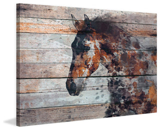 "Fire Horse" Art Print, 152x101 cm