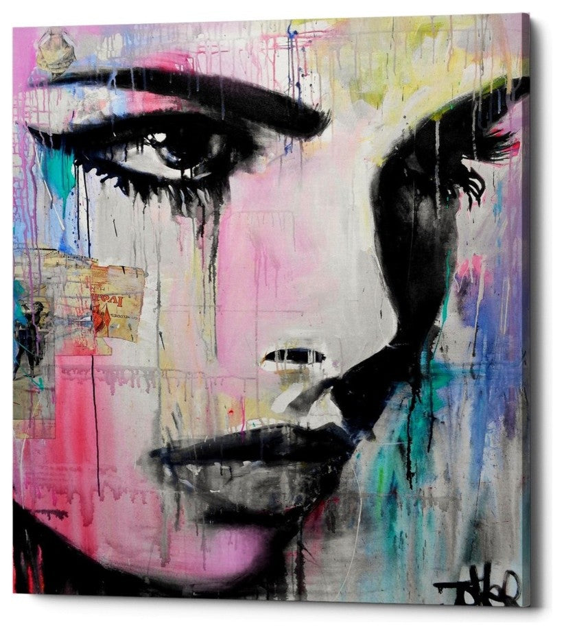 Epic Graffiti "Tempest" by Loui Jover, Giclee Canvas Wall Art, 26"x30"