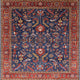Ahgly Company Indoor Square Mid-Century Modern Area Rugs, 3' Square