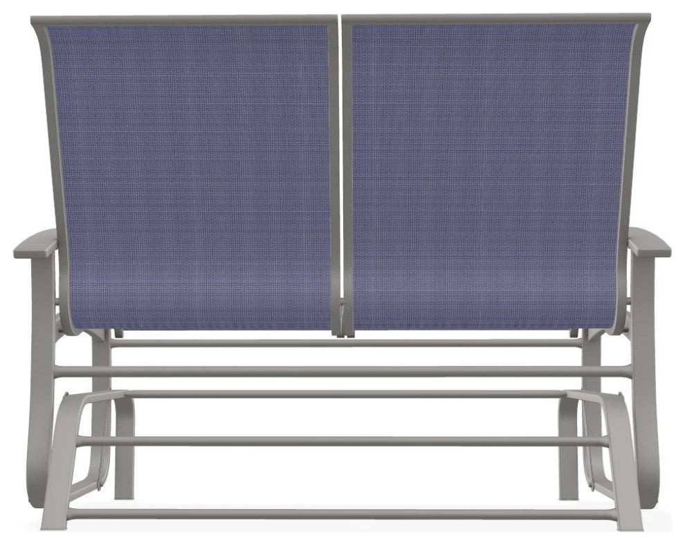 Belle Isle Sling 2-Seat Glider, Breeze/Snow