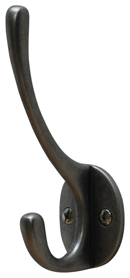Coat Hook, Aged Pewter