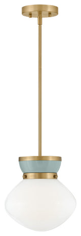 Lark Lucy Pendant Light, Lacquered Brass, 10.0"