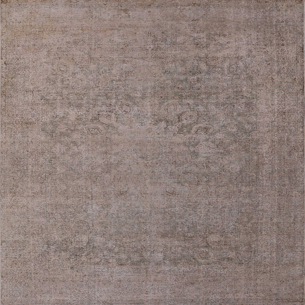 Ahgly Company Indoor Square Mid-Century Modern Area Rugs, 5' Square
