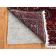 Red Vintage Tourkaman Bokara Pure Wool Hand Knotted Runner Rug 3'4" x 5'10"