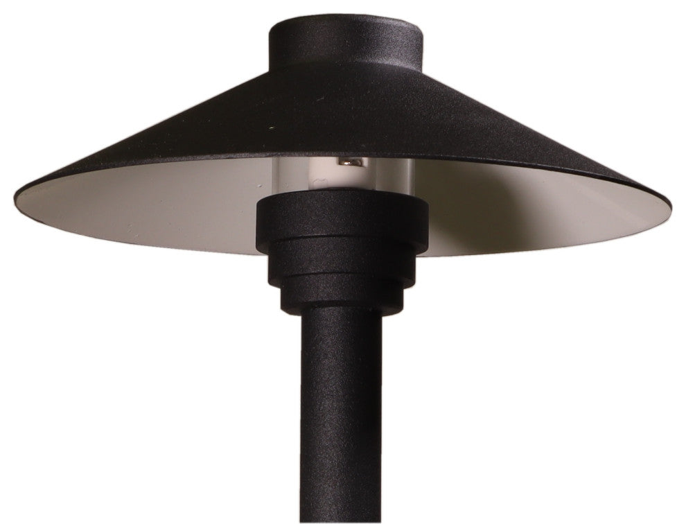 LED Landscape Light Large Hat BPL309 in Black Finish