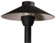 LED Landscape Light Large Hat BPL309 in Black Finish