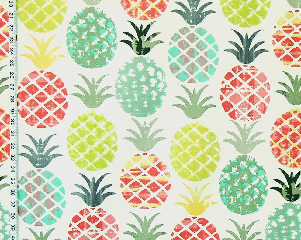 Tropical Pineapple Fabric Home Decorating Material, Standard Cut