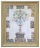 Large Wood Matte Light Gold Framed Artistic Graphic Wall Art Hcs7293