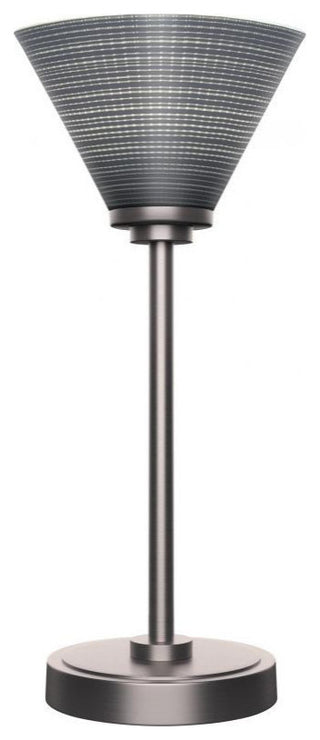 Luna 1-Light Table Lamp, Graphite/Gray Matrix