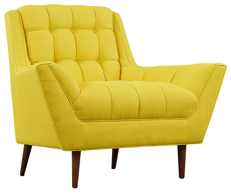 Modern Sunny Response Upholstered Fabric Armchair