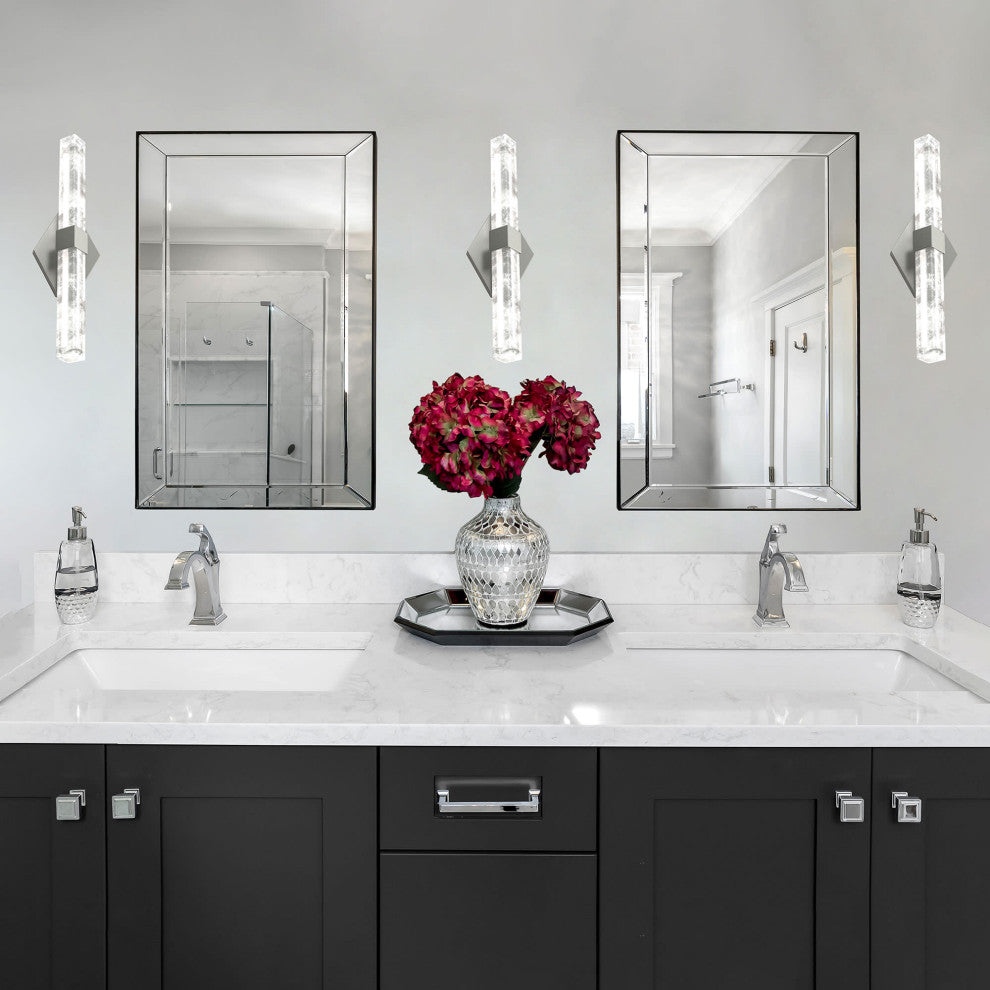 Modern Forms WS-46118 Regal 2 Light 18"W LED Bath Bar - Brushed Nickel