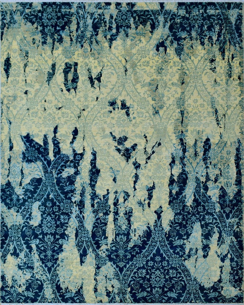 Aria Fine Chobi Phoebe Blue Rug 7'10"x9'11"