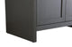 Home Living 24" Single Bathroom Vanity, Mocha Brown
