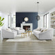 Armchair and Sofa Set, Fabric, Gray, Modern, Living Lounge Hospitality