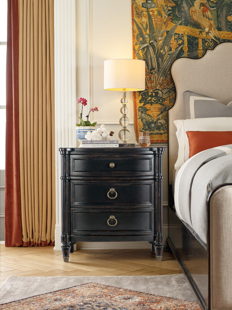 Charleston Three-Drawer Nightstand