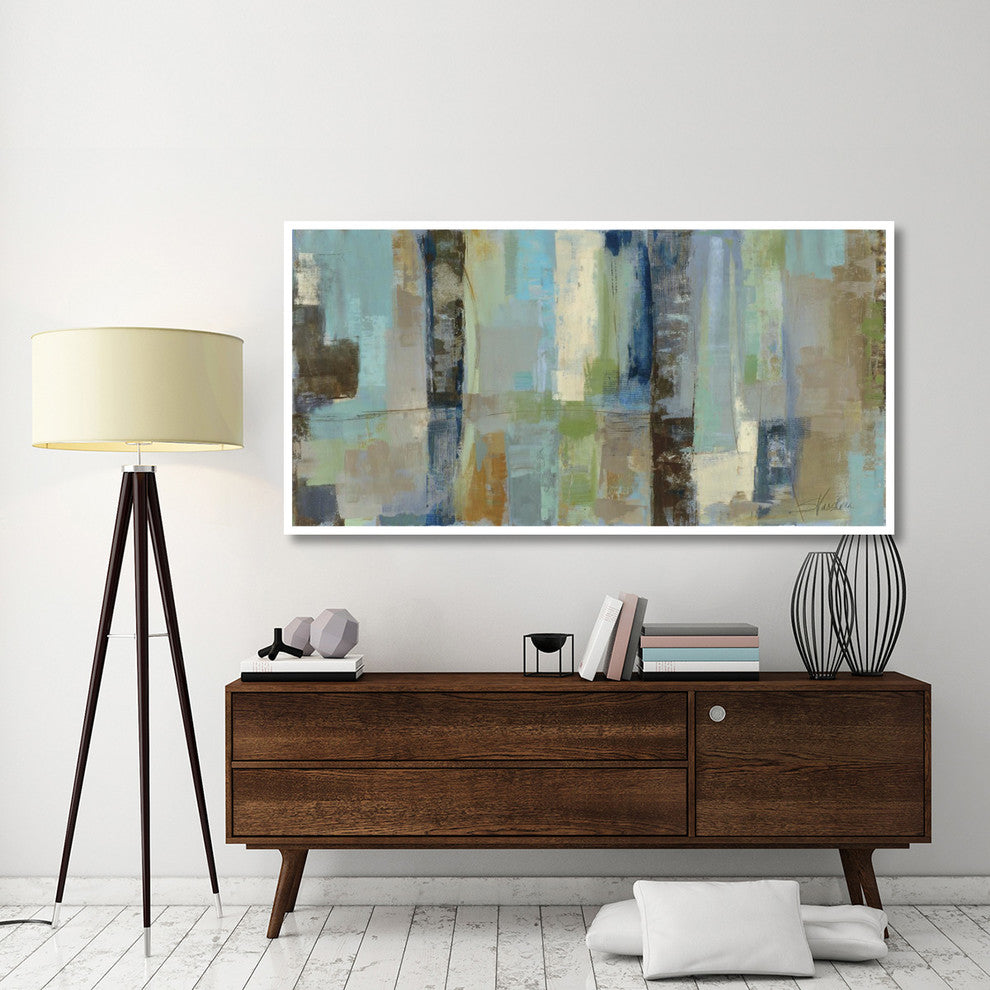 "Skylights" Digital Paper Print by Silvia Vassileva, 74"x38"