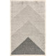Nuloom Charline Modern Mountain Area Rug, Grey 6'7"x9'