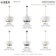 Cresthaven 4 Light Antique Brass Pendant Chandelier