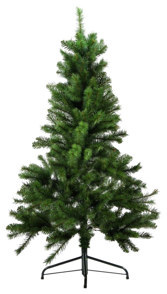4.5'x35" Medium Mixed Pine Artificial Christmas Tree, Unlit