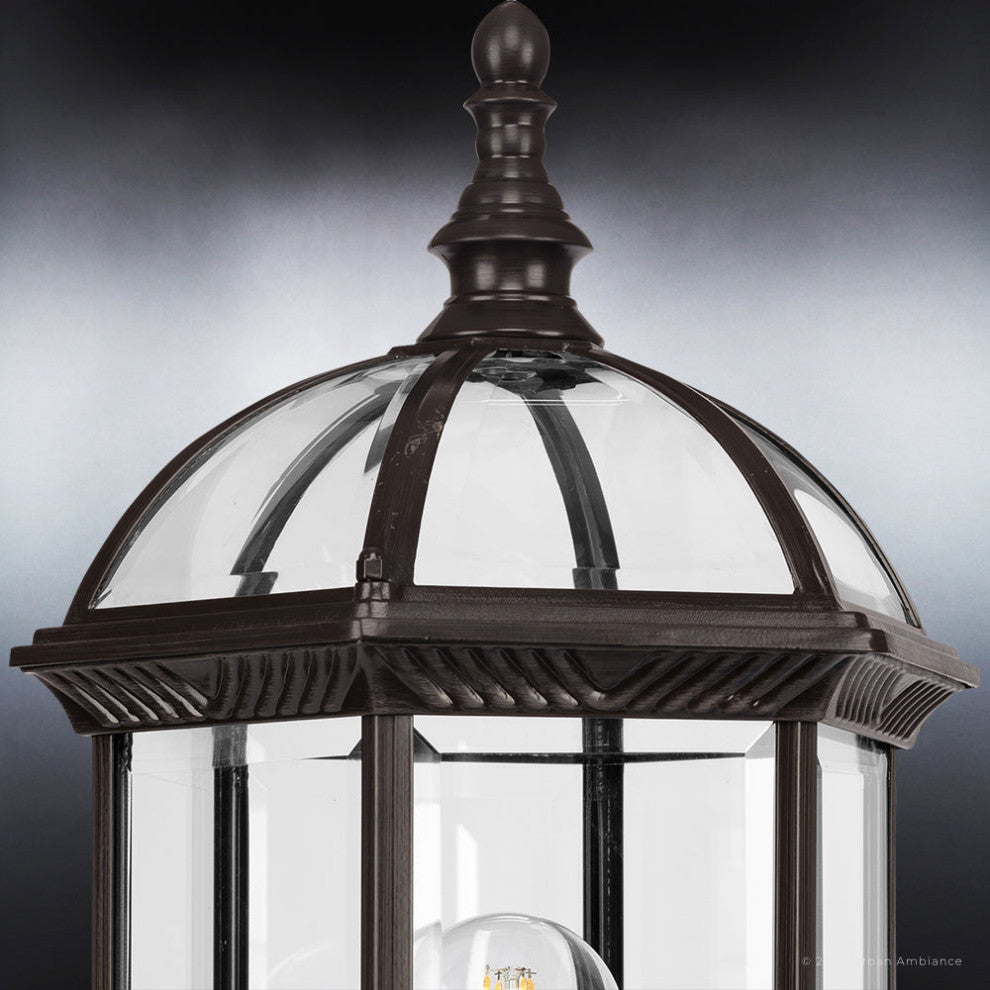 Luxury Transitional Post Light, Olde Bronze