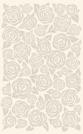 Safavieh Martha Stewart Msr4618C Floral Rug, Glass Of Milk, 2'3"x8'0" Runner