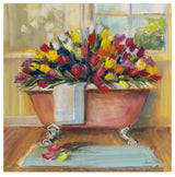 Carol Rowan 'Bathtub Bouquet II' Canvas Art