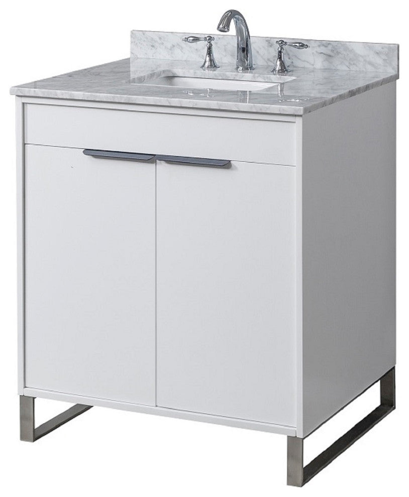 32" Luca Bath Vanity, White