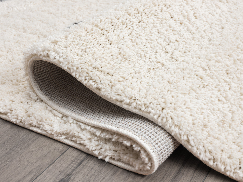 Abani Willow WIL150A Moroccan Cream Shag Rug